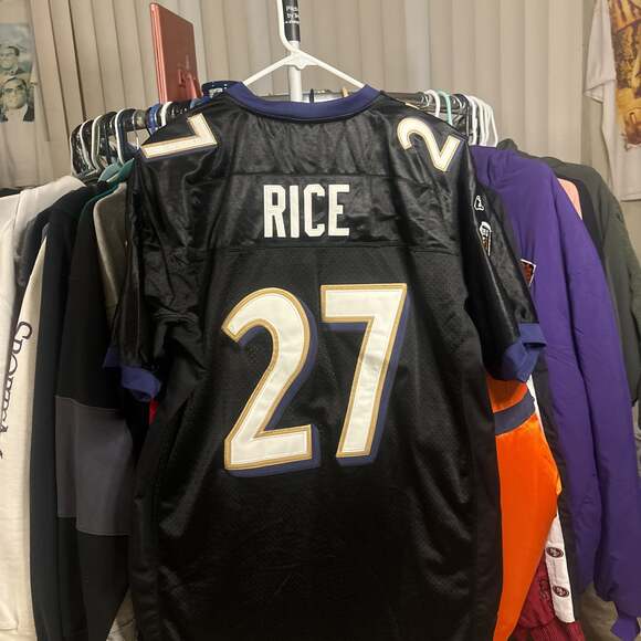 Reebok Baltimore Ravens Ray Rice #27 Jersey - Picture 6 of 6